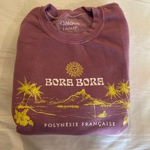 Pink Golden Hour Pacsun Crewneck